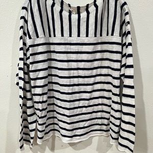 Eileen Fisher nautical stripe sweater
